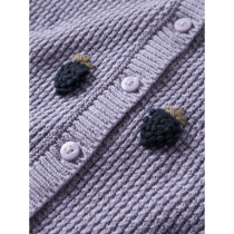 NAME IT Strik Cardigan Osie Heirloom Lilac